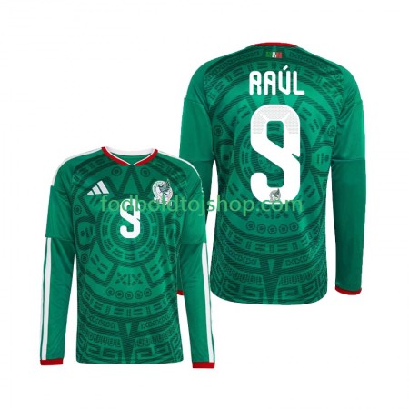 Mexico Raul Jimenez 9 Hjemme trøje World Cup 2026 L/S